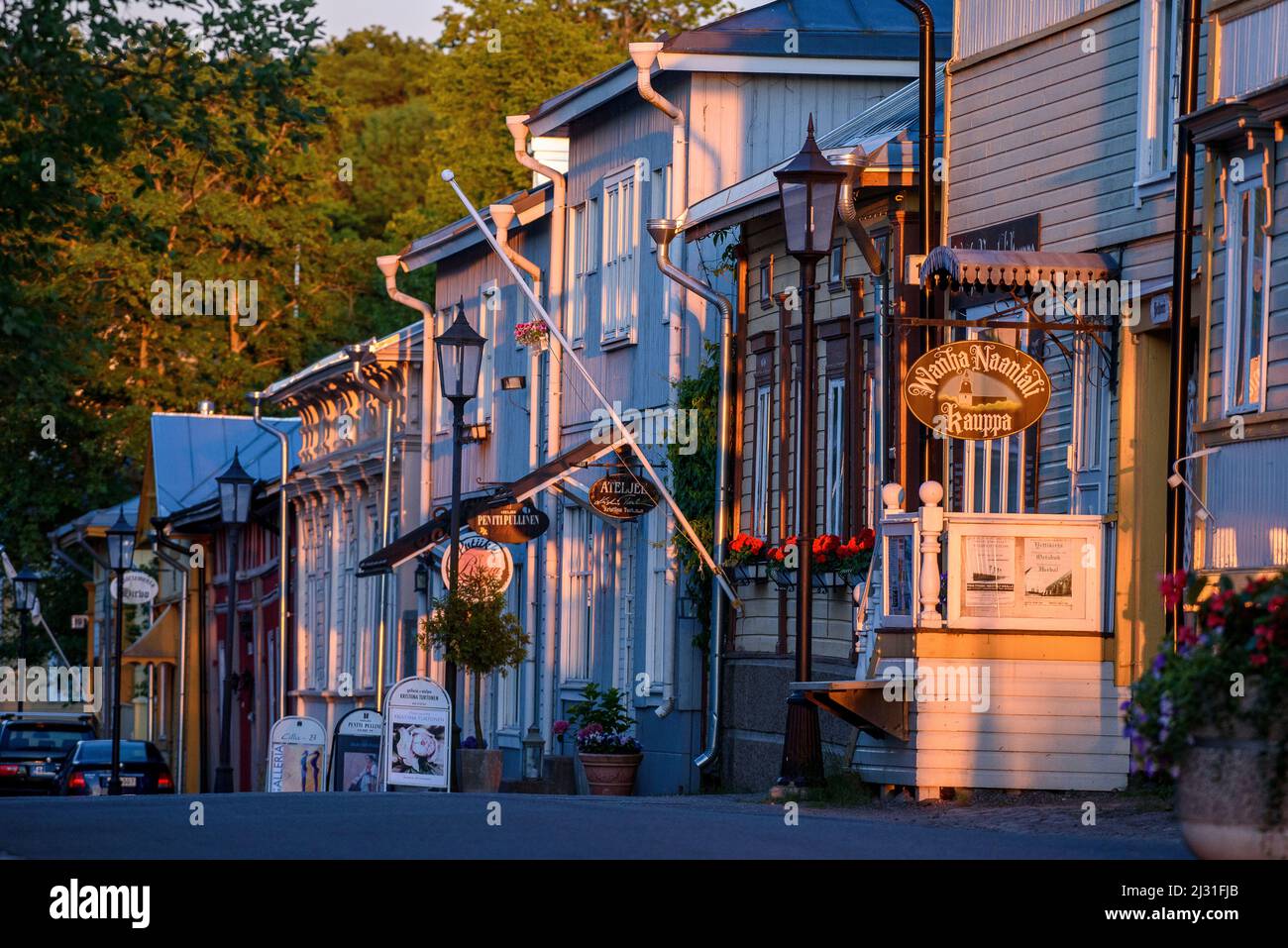 Naantali Old town of Naantali, Finland Stock Photo - Alamy