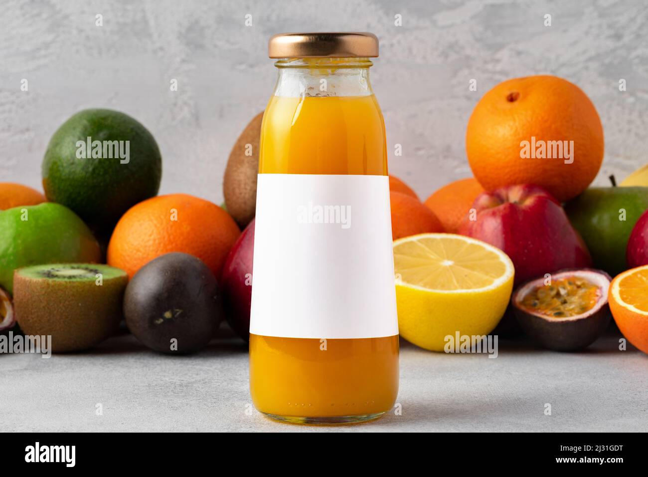 Various fruits freshly squeezed hi-res stock photography and images - Alamy