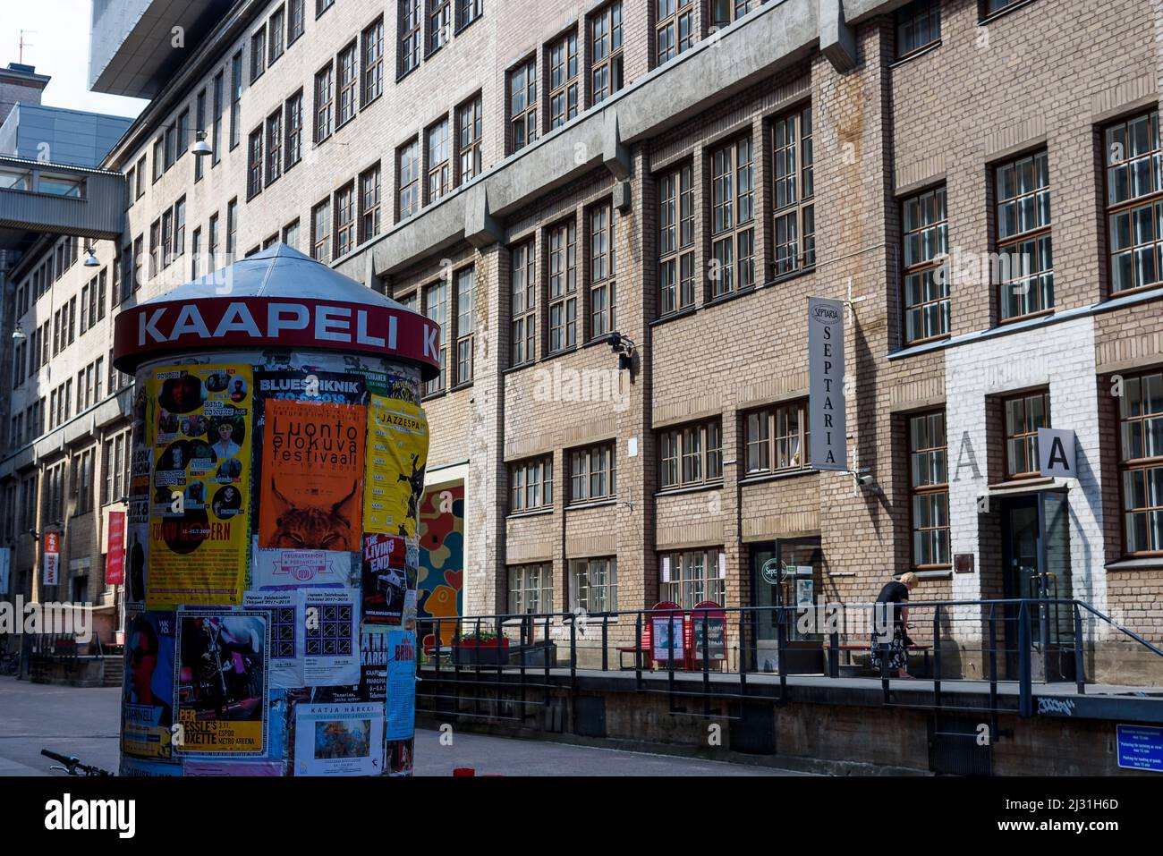 Kaapelitehdas Cultural Center, Helsinki, Finland Stock Photo - Alamy