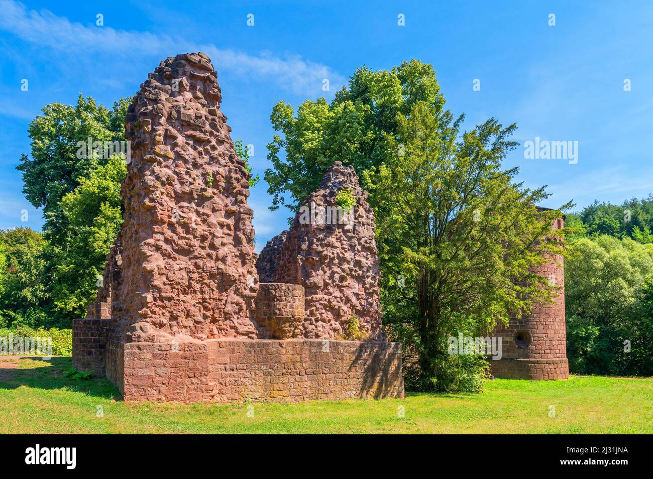 Kerpen Castle, Illingen, Saarland, Germany Stock Photo