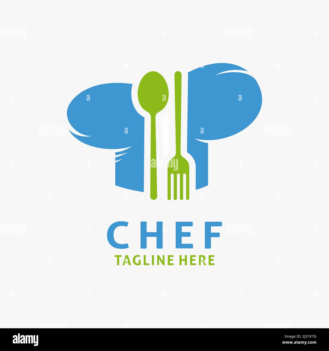 Chef hat logo design Stock Vector