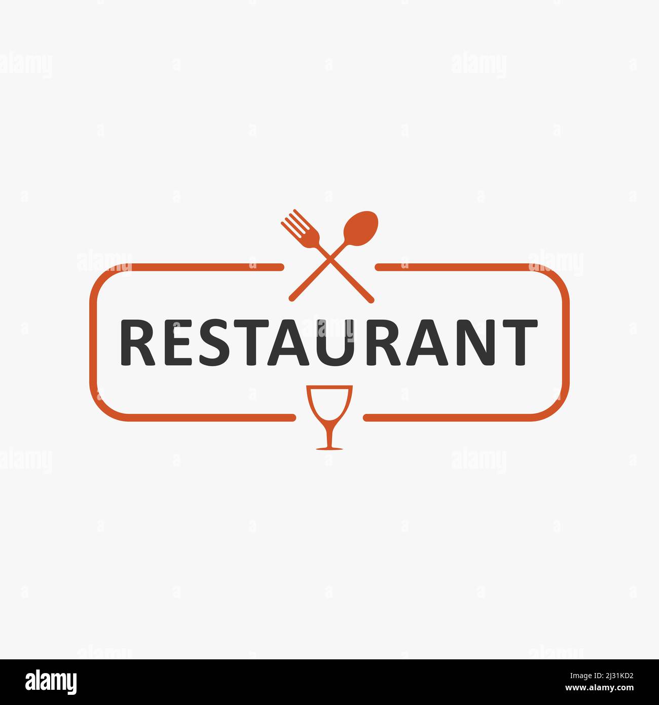 Luxury food restaurant logo design Stock Vector Image & Art Alamy