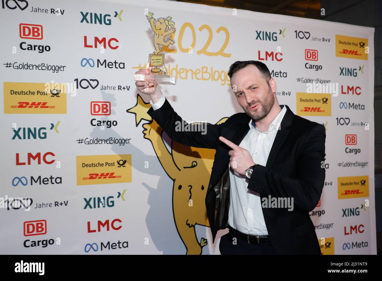 Berlin, Germany. 04th Apr, 2022. Tim Hendrik Walter "Mr. Lawyer" wins in  the category "Best TikTok Account" at the 15th Social Media Awards "The  Golden Bloggers", Awarded this time in 15 categories