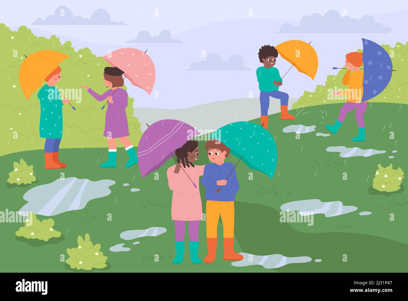 animated rainy day clipart