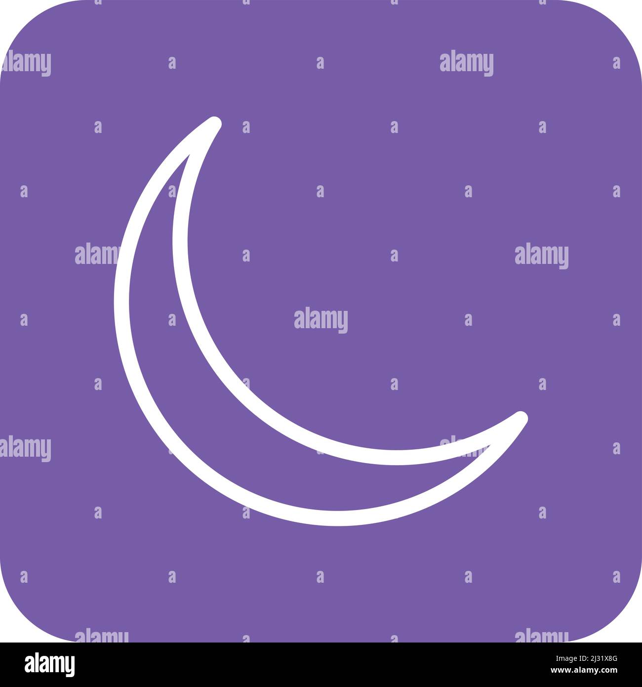 Moon Vector Icon Design Illustration Stock Vector Image & Art - Alamy