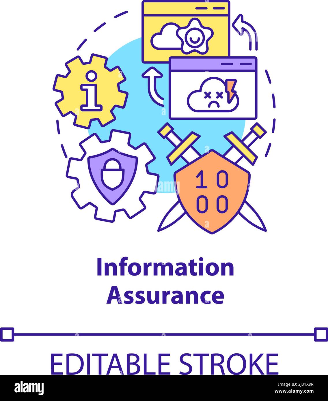 Information assurance Stock Vector Images - Alamy