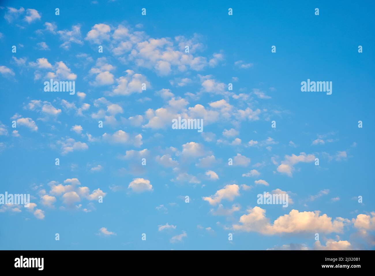 Blue sky background with clouds Stock Photo - Alamy