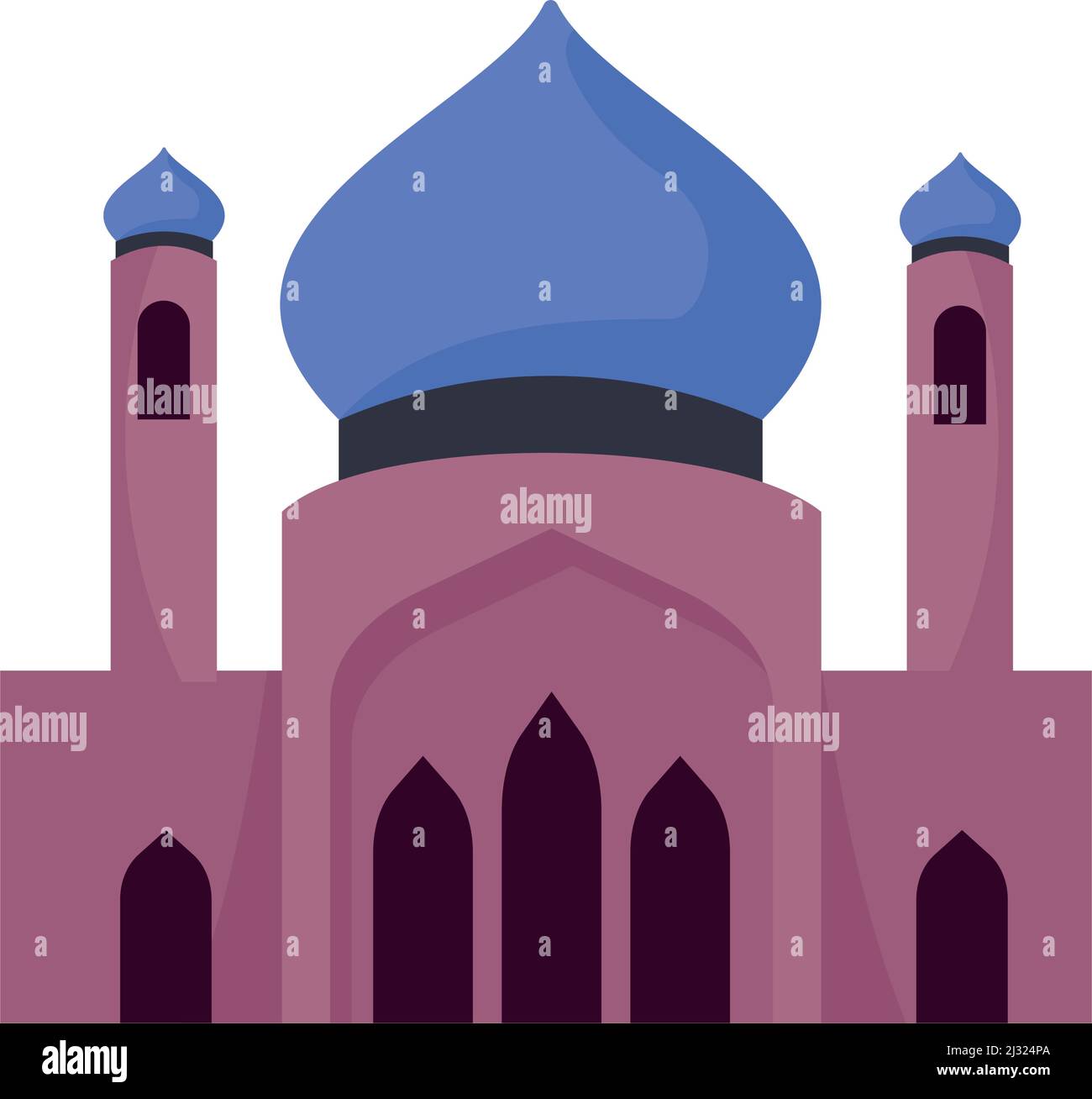 purple mosque facade Stock Vector Image & Art - Alamy