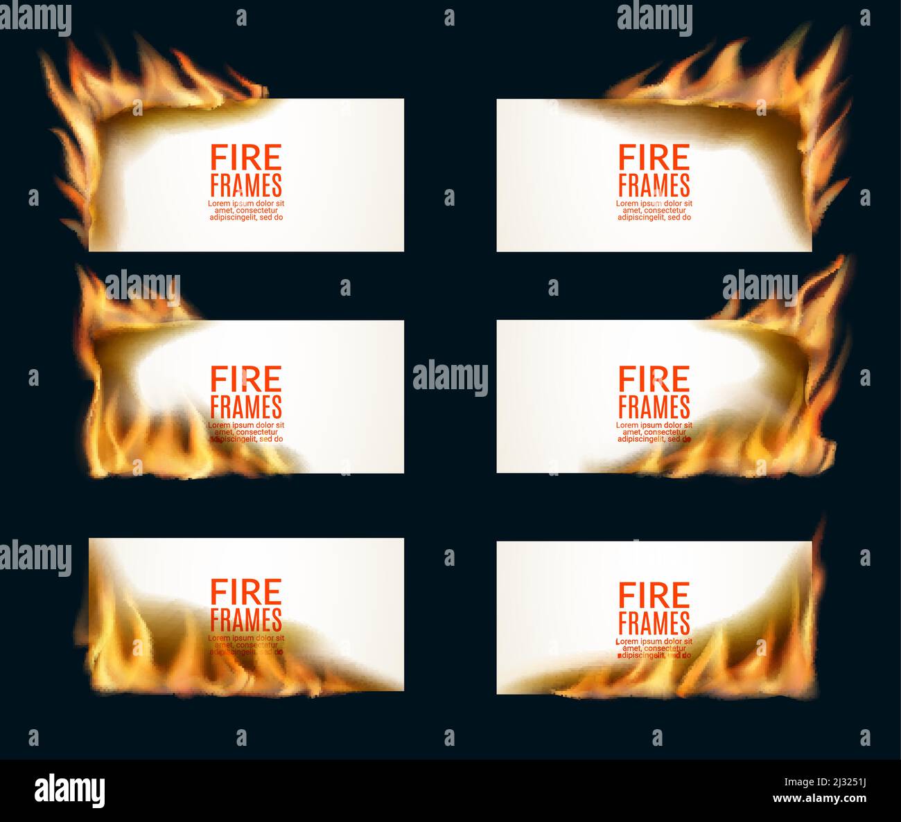 Side flares Stock Vector Images - Alamy