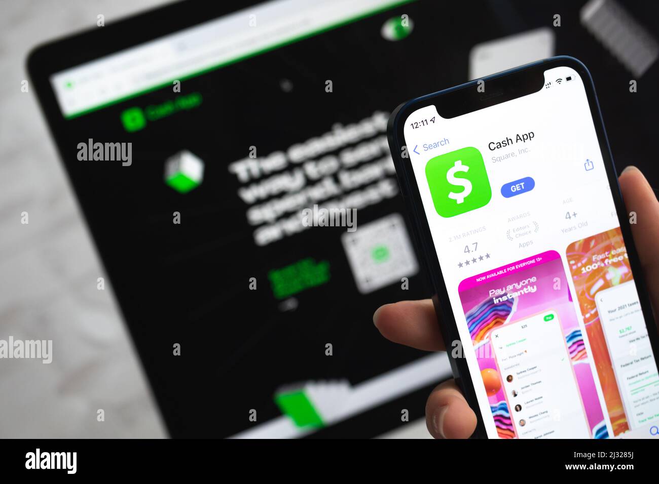 Cash app icon hi-res stock photography and images - Alamy