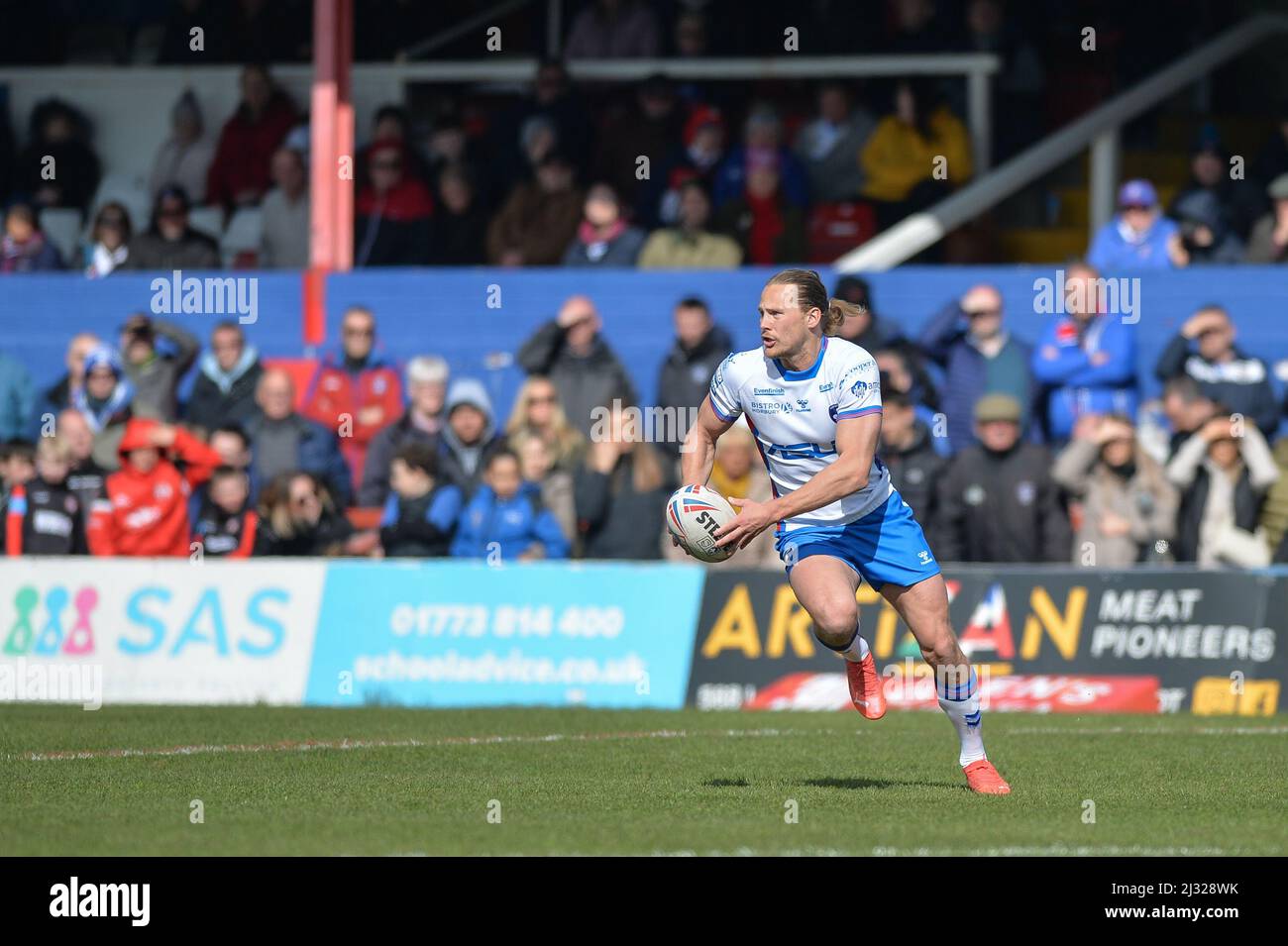 Wakefield, England - 3rd April 2022 - Wakefield Trinity's Jacob Miller ...