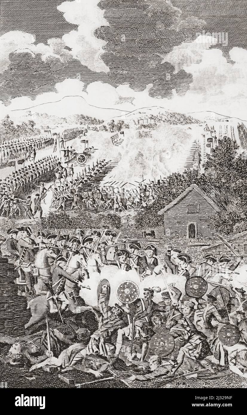 The Battle of Culloden, 16 April 1746, the final confrontation of the Jacobite rising of 1745