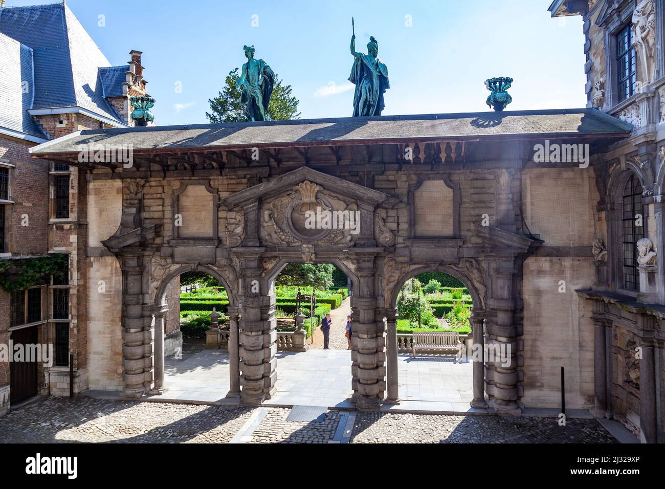 The historical Rubens house, home of the famous painter Peter Paul