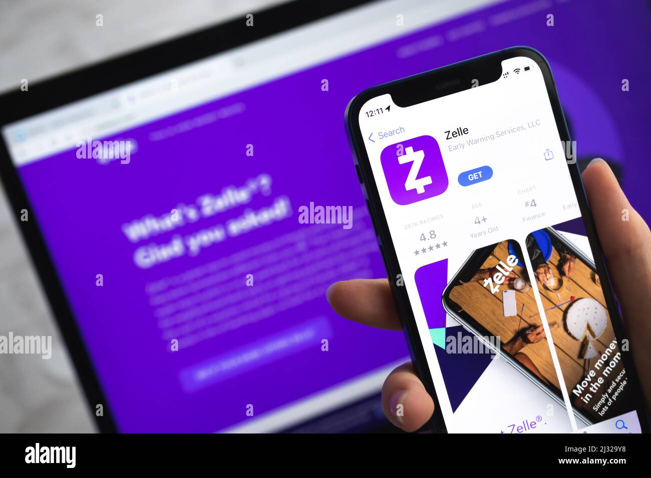 Zelle app hires stock photography and images Alamy
