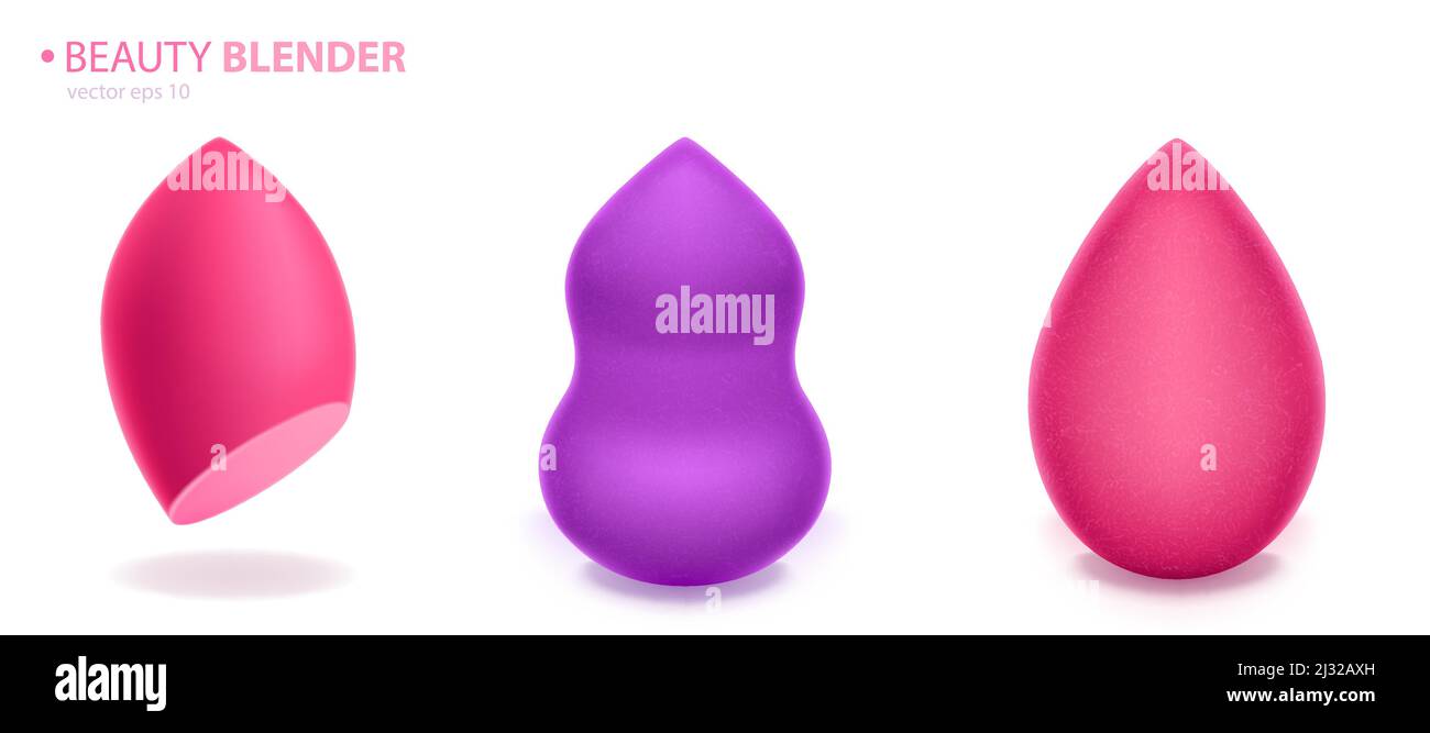 Beauty blenders set, sponges for makeup powder, concealer and