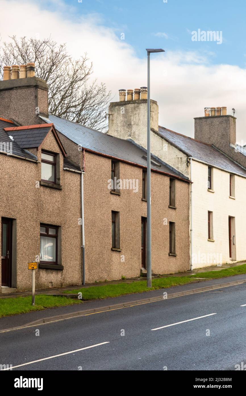 Street of terraced houses, Kirkwall, Orkney, UK 2022 Stock Photo Alamy