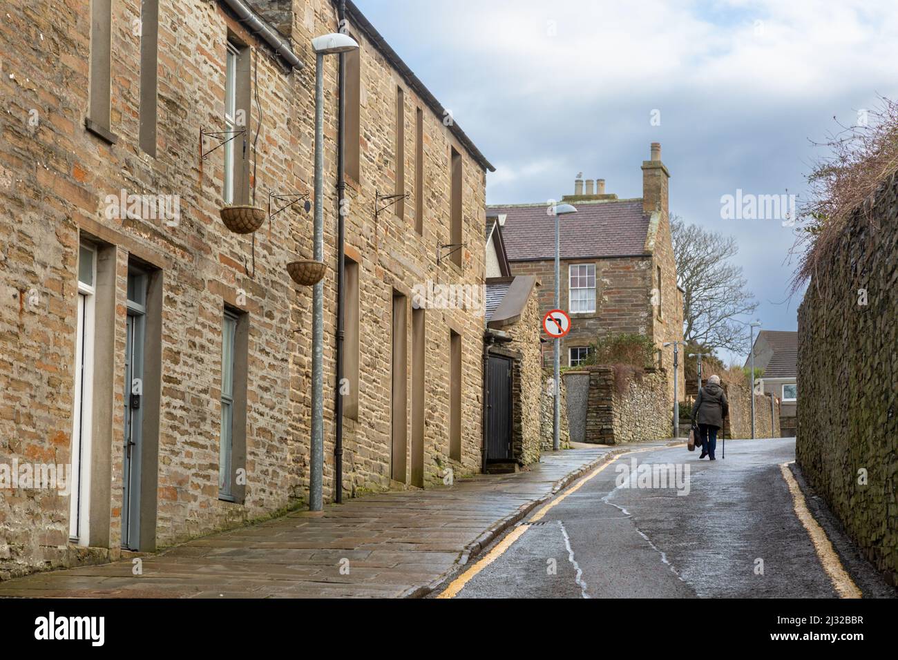 Street of terraced houses, Kirkwall, Orkney, UK 2022 Stock Photo Alamy