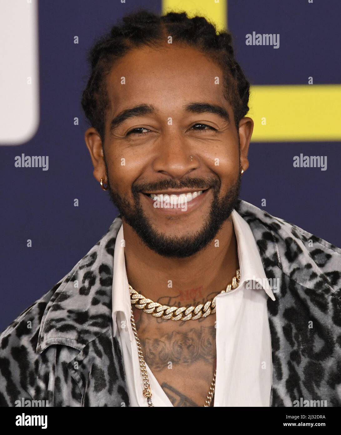 Omarion arrives at the AMBULANCE Los Angeles Premiere held at the ...