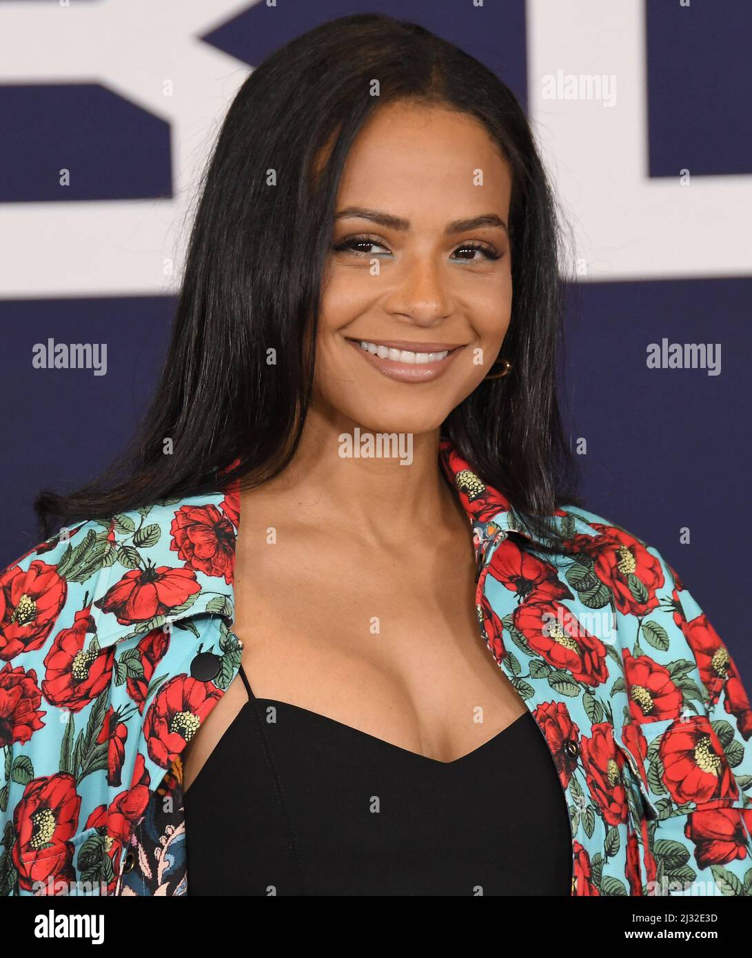Christina Milian arrives at the AMBULANCE Los Angeles Premiere held at