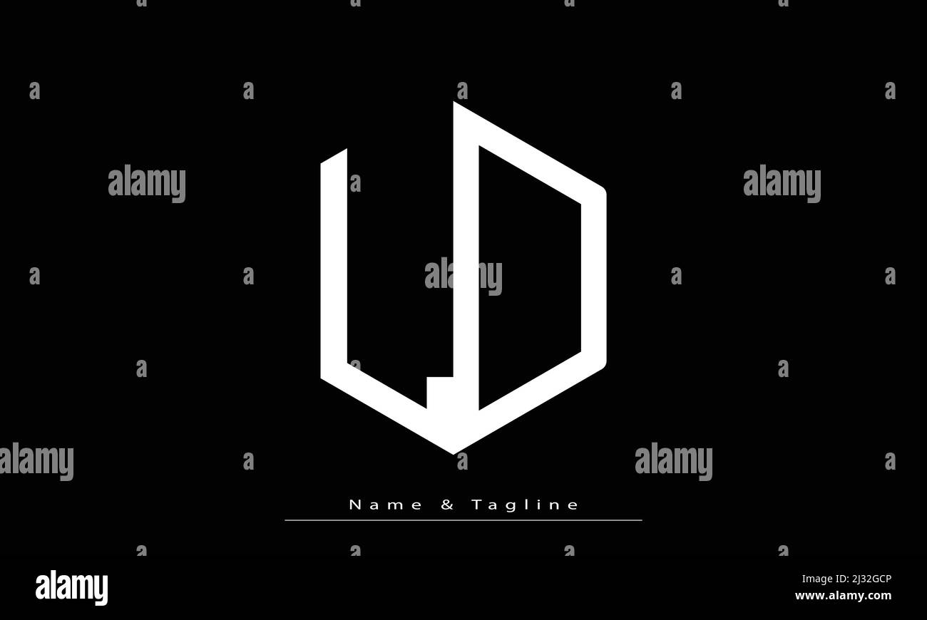 Alphabet letters Initials Monogram logo LD , DL Stock Vector Image ...