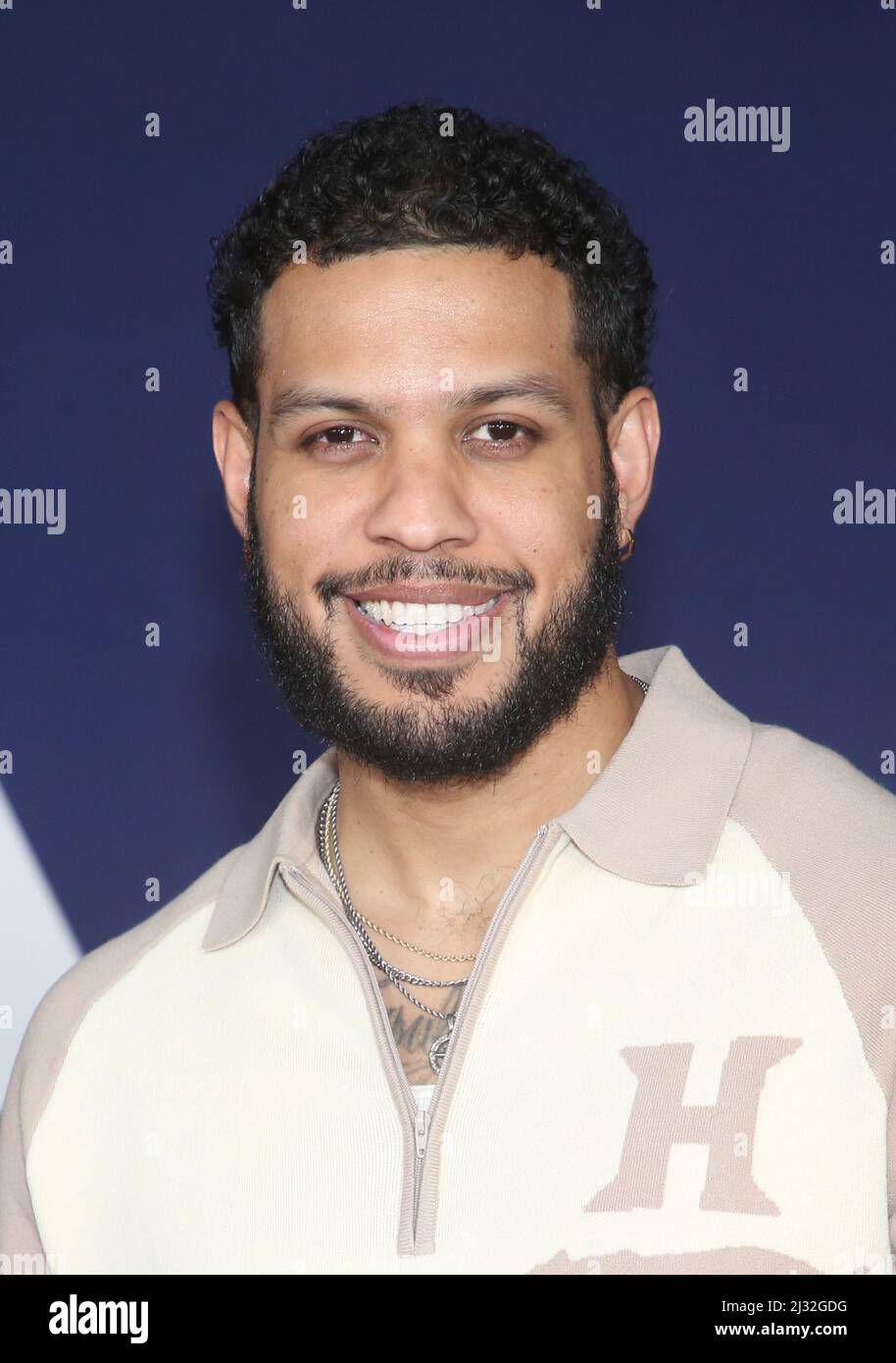Los Angeles, Ca. 4th Apr, 2022. Sarunas Jackson, at the premiere