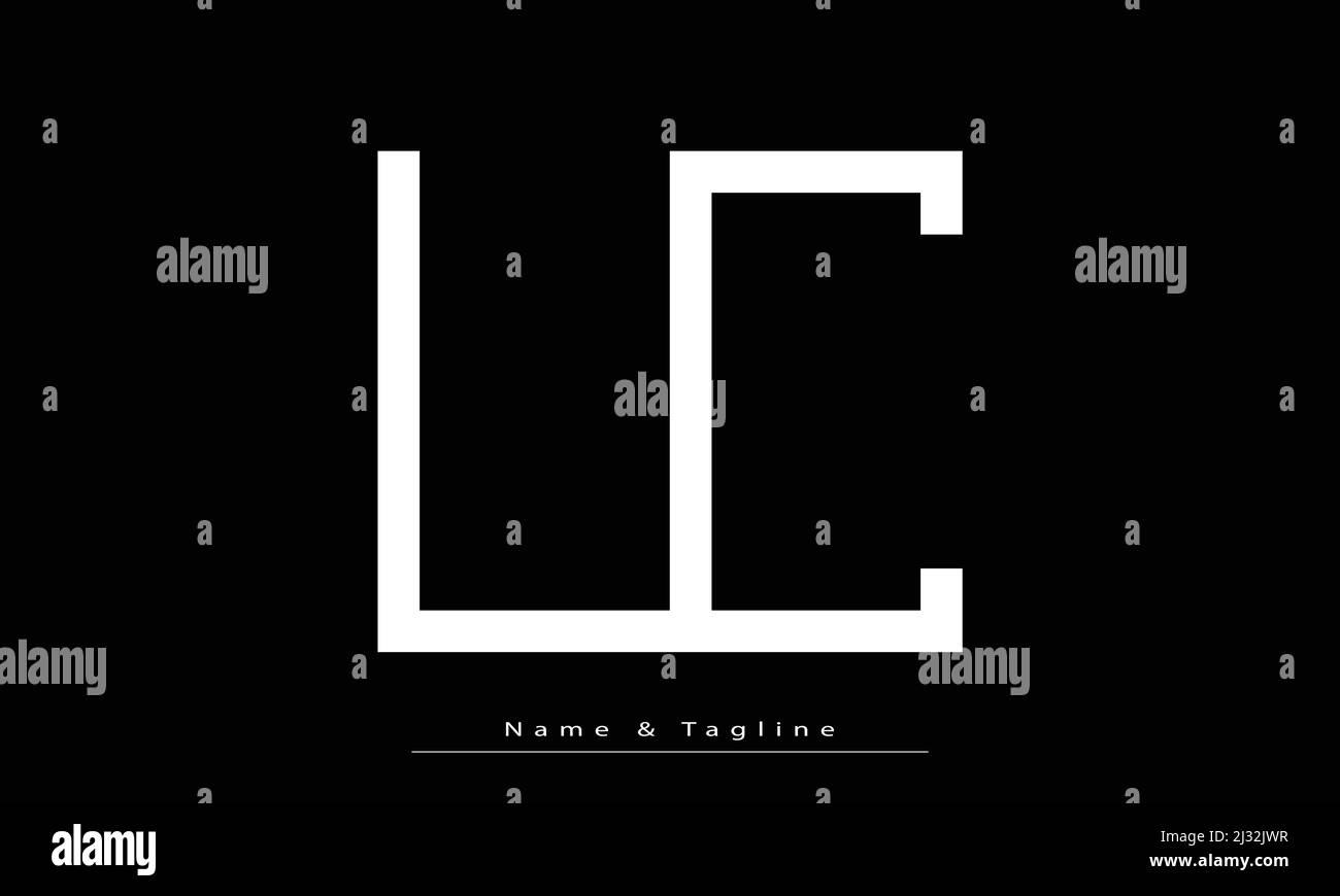 Alphabet letters Initials Monogram logo LC , CL Stock Vector Image ...