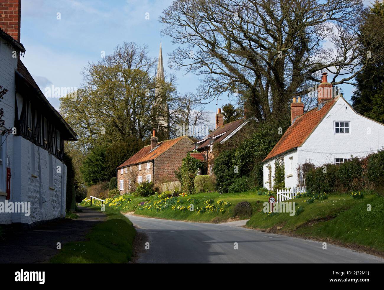 The village of South Dalton, East Yorkshire, England UK Stock Photo Alamy