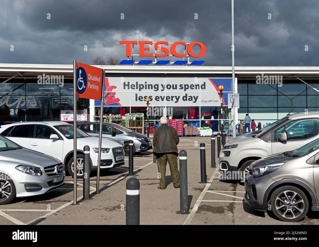 Branch of Tesco supermarket in Market Weighton, East Yorkshire, England