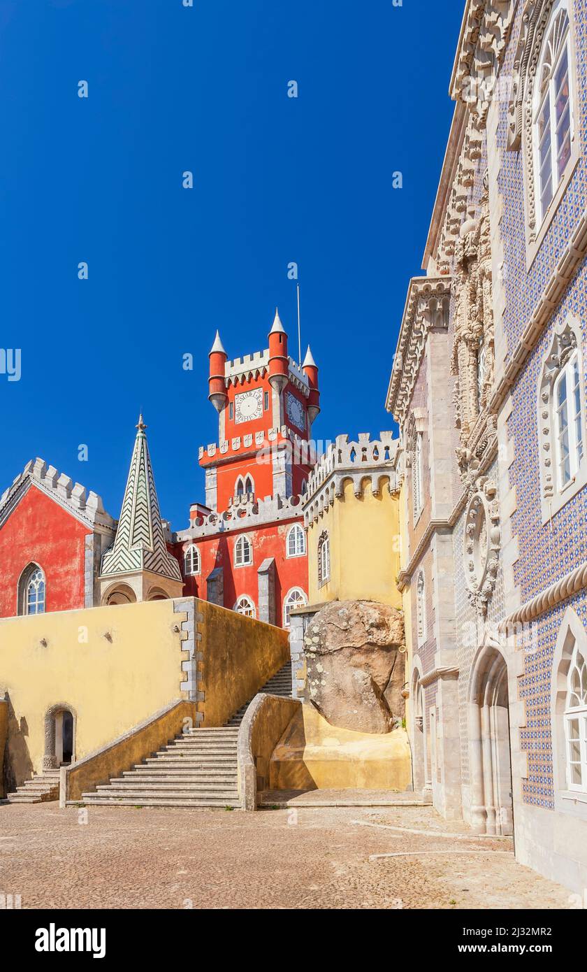 Pena National Palace, Sintra, Portugal, Europe Stock Photo