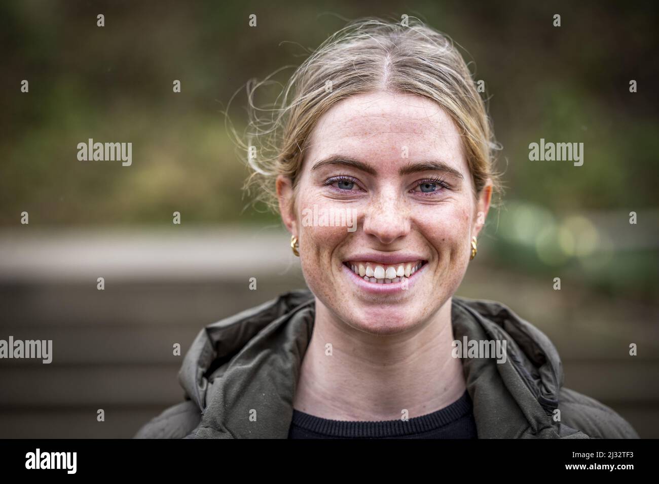 Valkenburg, Netherlands. 05th Apr, 2022. VALKENBURG Cyclist Demi