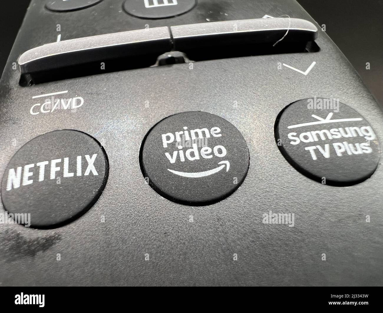 Prime Video Button On Tv Remote Stock Photo Alamy