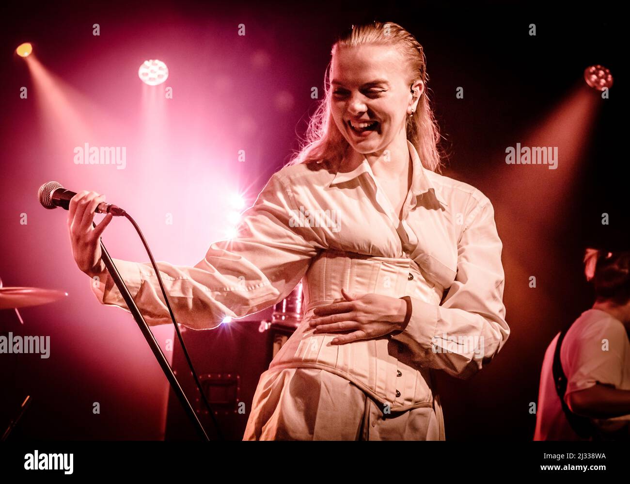 Dream Wife performing live at the Wedgewood Rooms, Portsmouth on 29th March 2022. Stock Photo