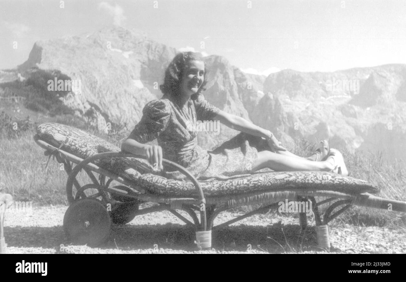 Eva Braun's Photo Albums, ca. 1913 - ca. 1944. These albums are ...