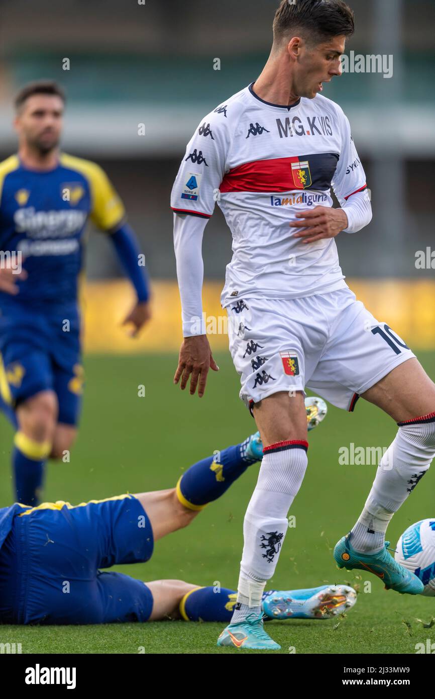 Empoli, Italy. 05th Nov, 2021. Filippo Melegoni (Genoa) during