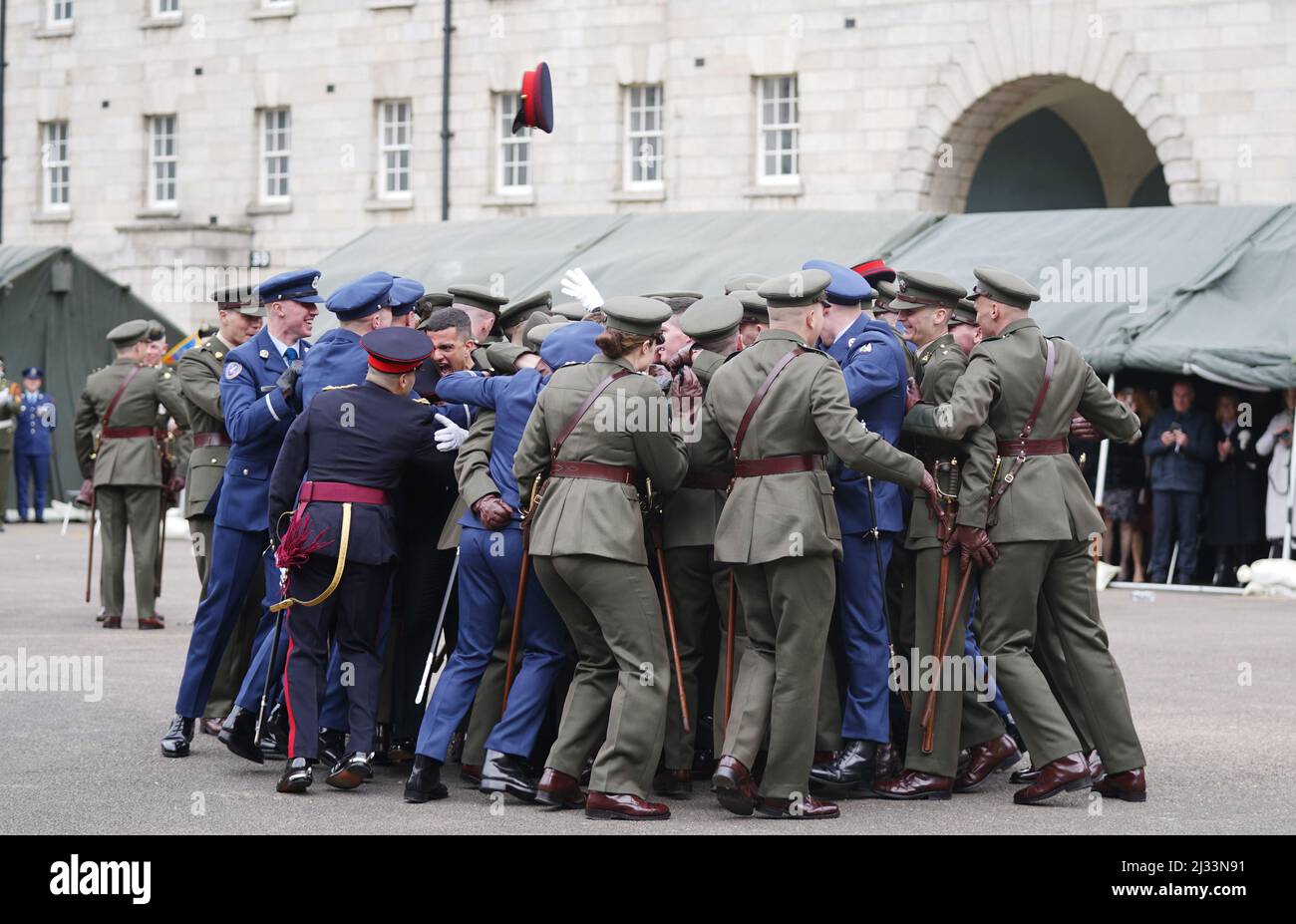 Members of the 97th Cadet Class and 11th Potential Officers Class