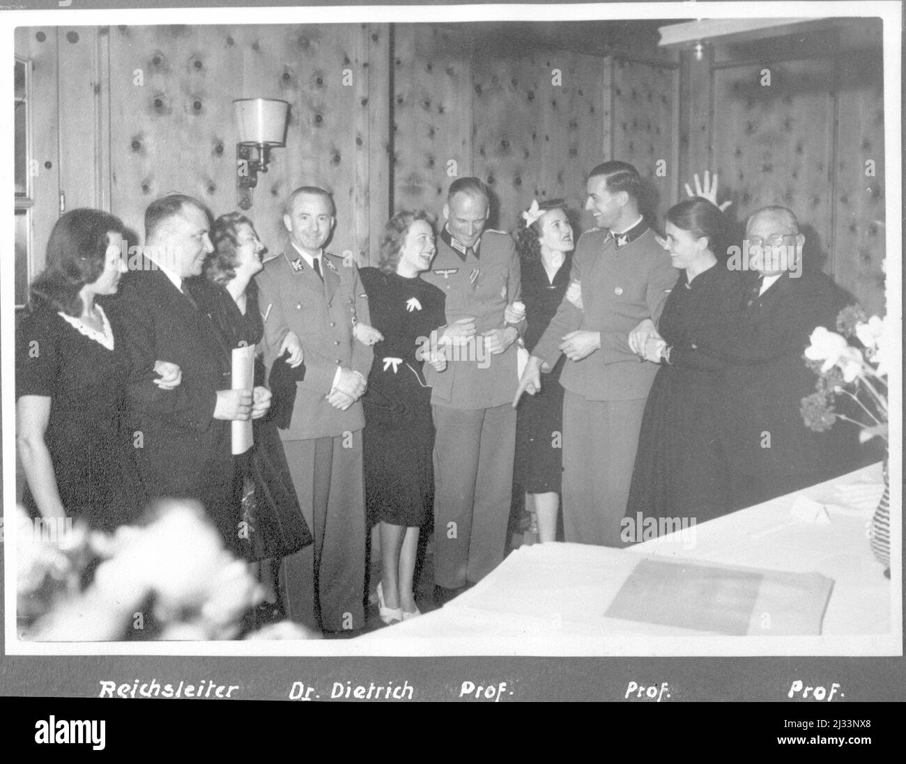 Reichleiter Bormann Dr Dietrich Prof V Hasselbach Prof Brandt Prof Hoffmann Eva Braun S Photo Albums Ca 1913 Ca 1944 These Albums Are Attributed To Eva Braun Four Are Claimed By Her