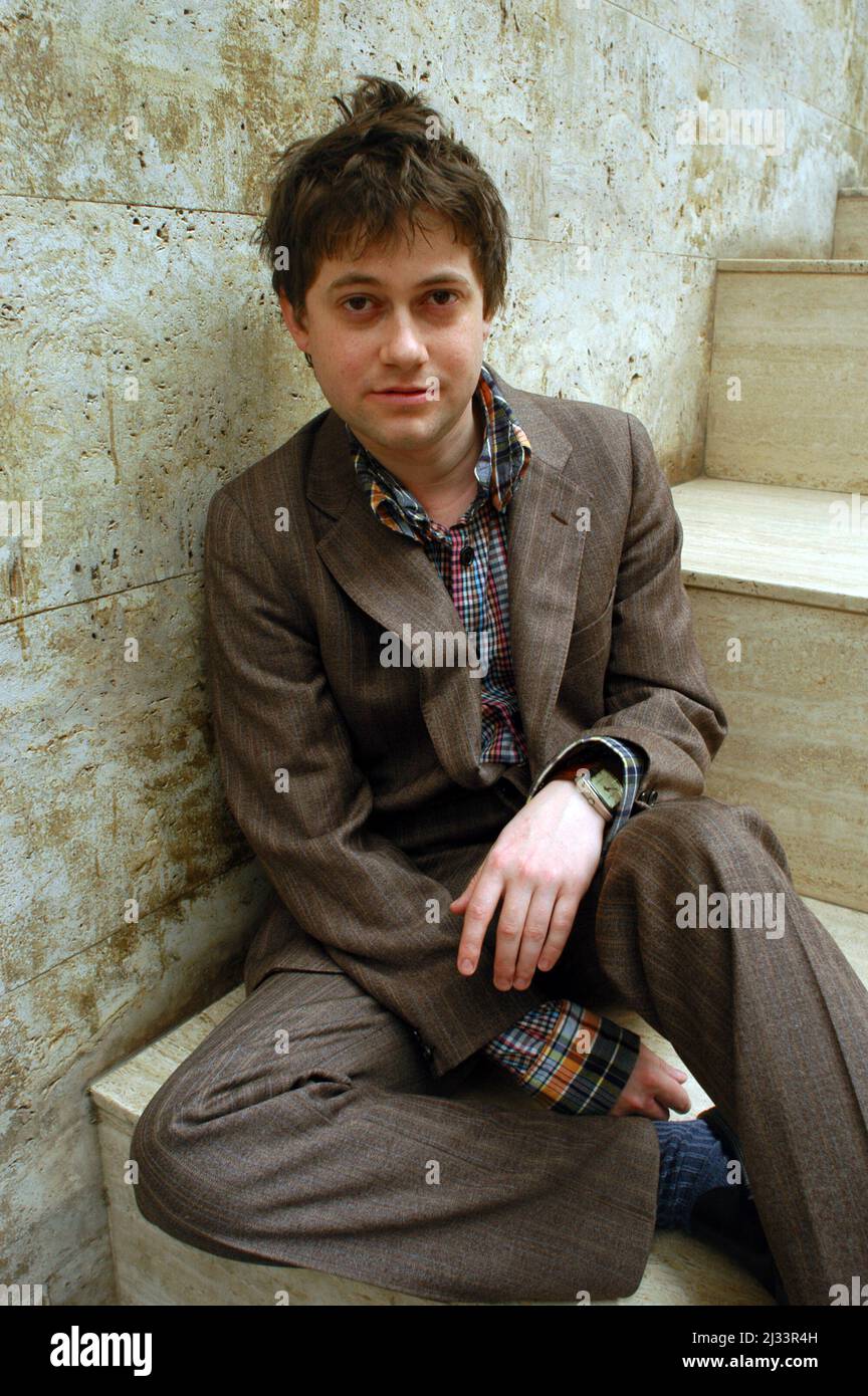 Adam Thirlwell, British writer Stock Photo