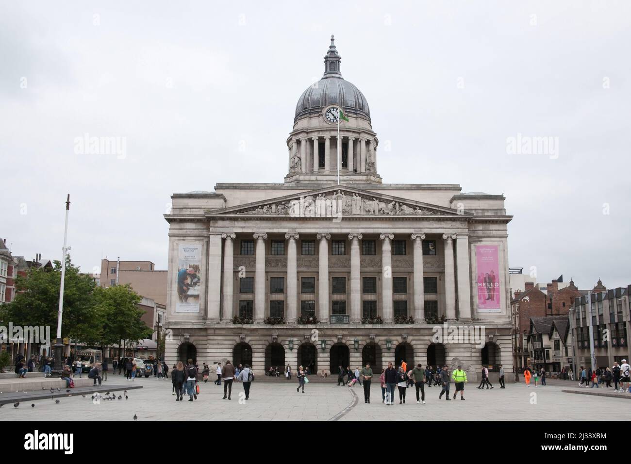 Nottingham City Council Building, Old Market Square, Nottingham in the