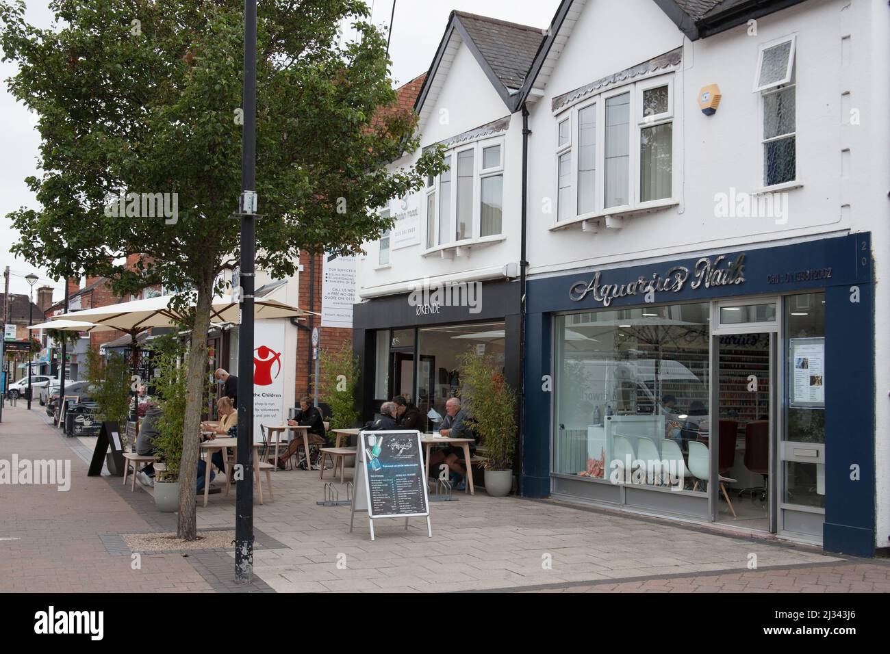 A Row Of Shops And Restaurants In West Bridgford Nottinghamshire In a-row-of-shops-and-restaurants-in-west-bridgford-nottinghamshire-in