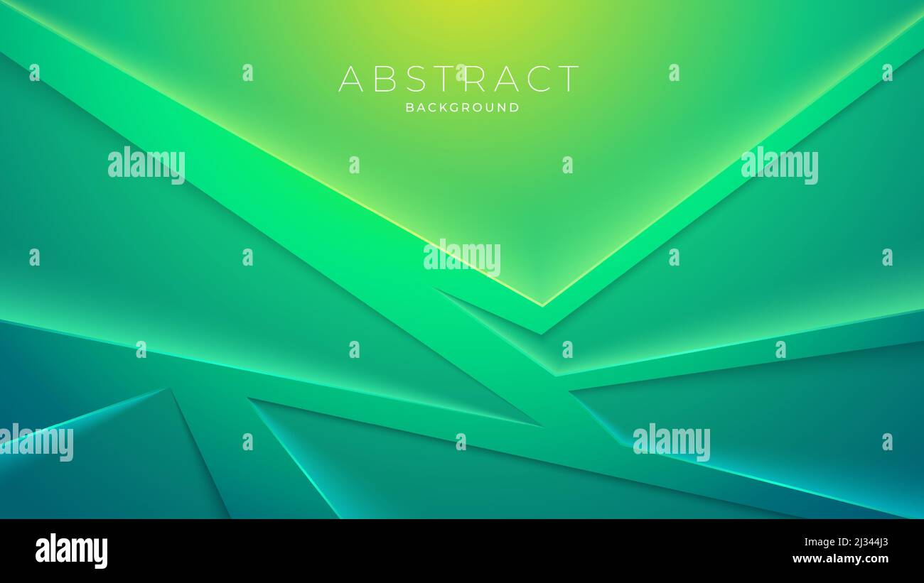 Abstract gradient papercut shape background Stock Vector