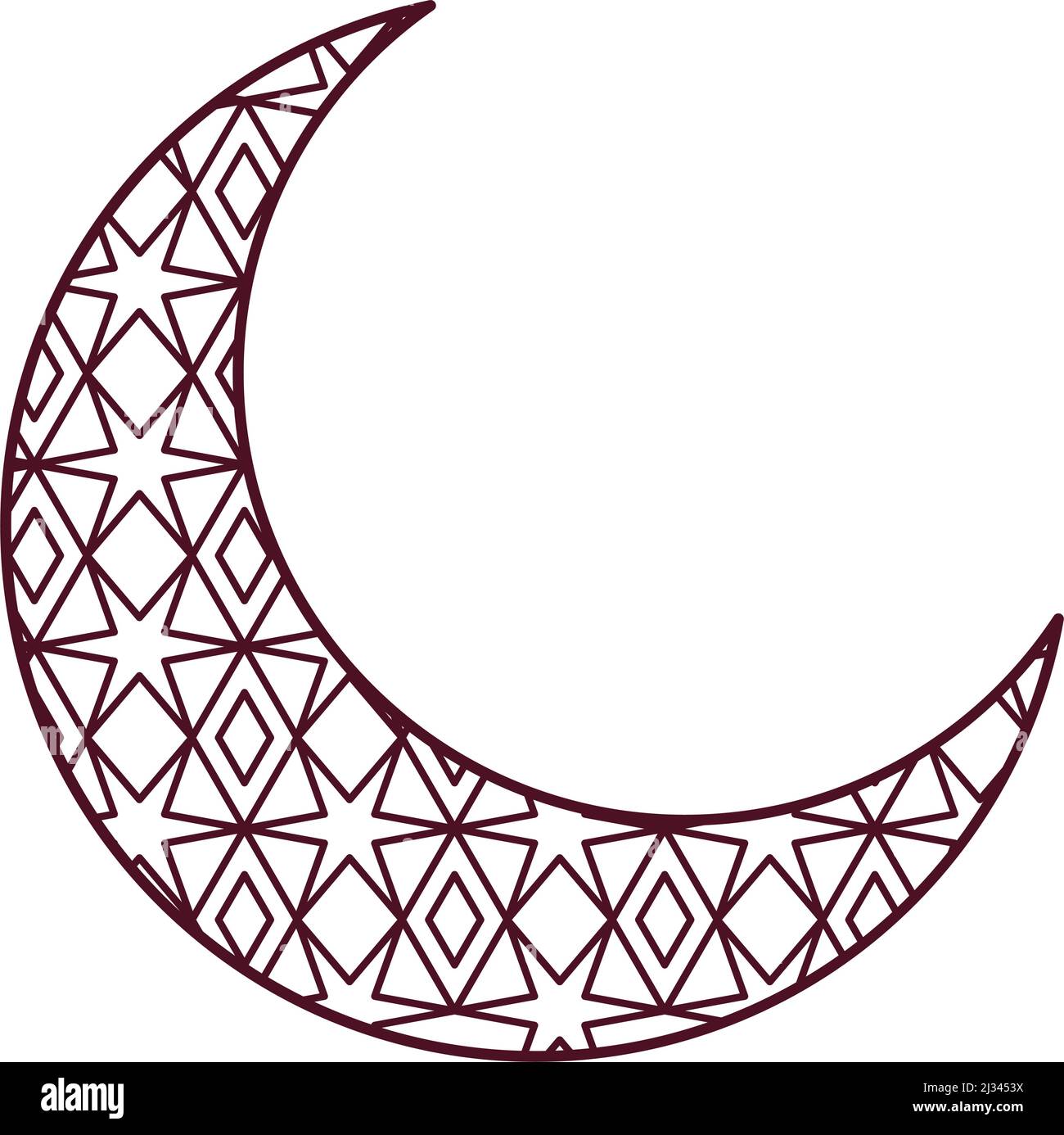 Bronzing Style Vector Moon PNG Transparent And Clipart Image For