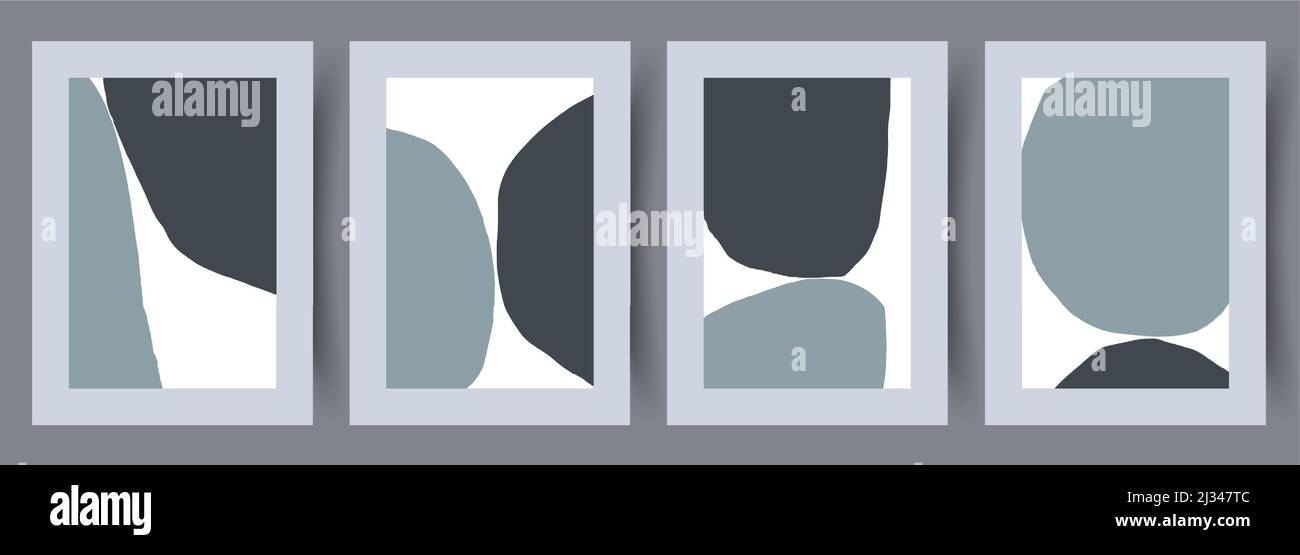 Abstract vector wall art background. Stock Vector