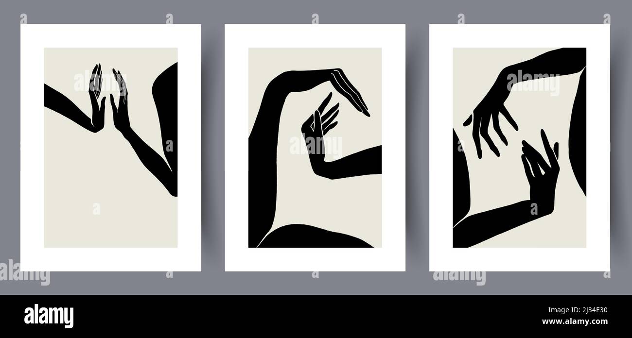 Abstract vector wall art background. Stock Vector