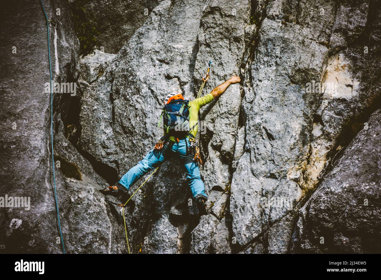 Climbers gaze rock-edge hands Chalk portrait series broached people sport  mountaineering mountain-sport extreme-sport Stock Photo - Alamy