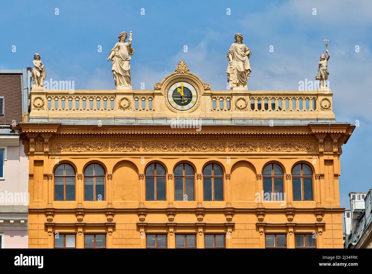 Beautiful rich in details architecture of Vienna, the capital of Austria Stock Photo Alamy
