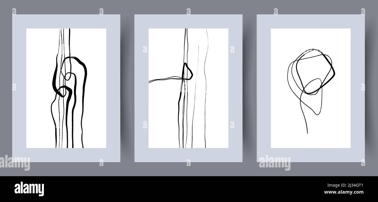 Abstract vector wall art background. Stock Vector
