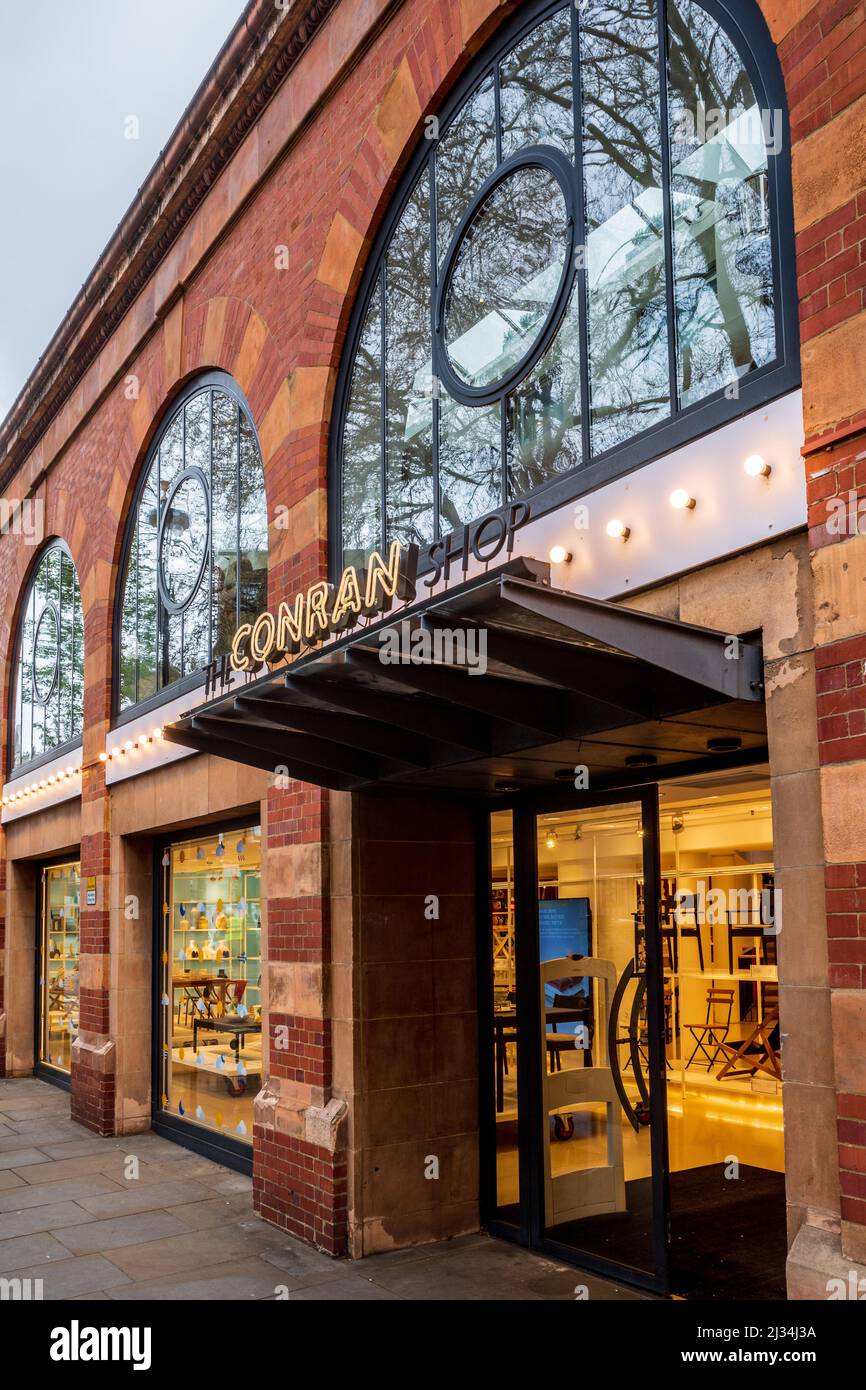 The Conran Shop Marylebone -  situated at 55 Marylebone High Street the Conran Shop is a contemporary furnishings store in London. Stock Photo