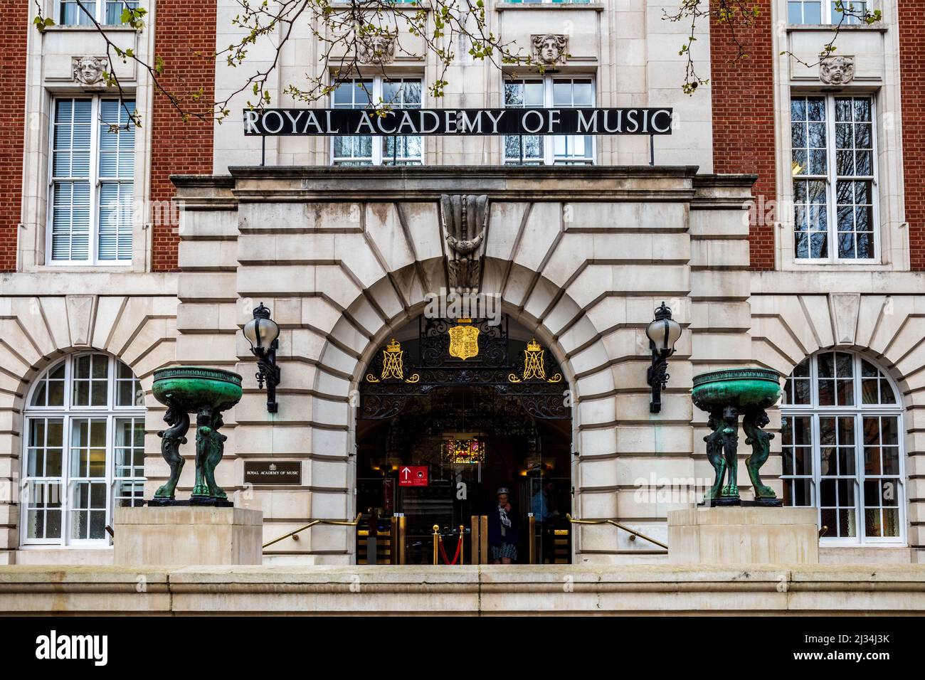 Royal Academy of Music London. Founded in 1822 the Royal Academy of Music is the oldest conservatoire in the UK. Also known as RAM London. Stock Photo