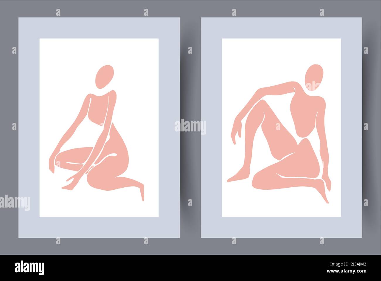 Abstract vector wall art background. Stock Vector