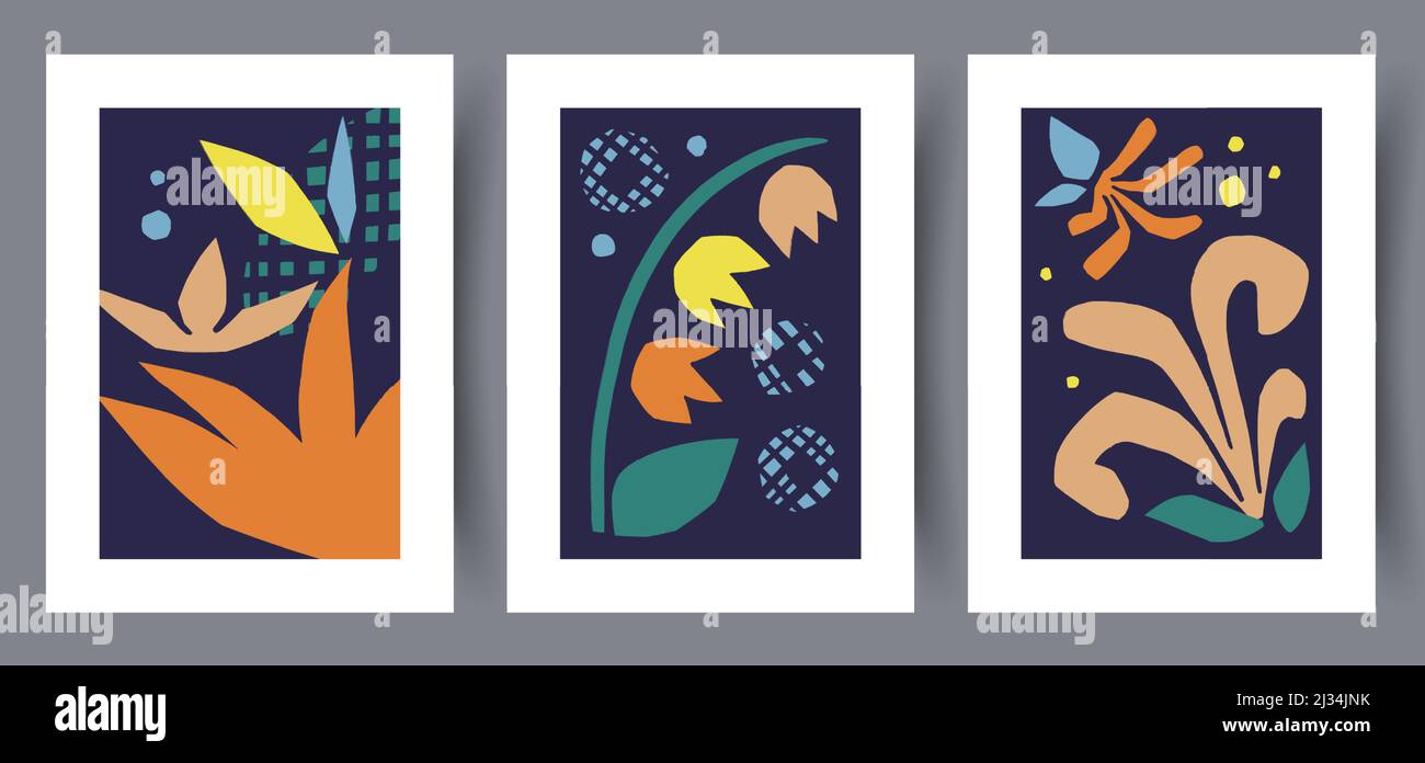 Printable wall art vector poster set vector Stock Vector Image & Art ...